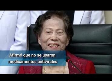 Ella es una de las sobrevivientes al nuevo tipo de coronavirus