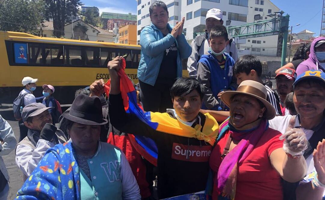 Vela es también uno de los más de 10.000 indígenas llegados desde prácticamente todas las provincias de Ecuador para colapsar Quito (Foto: EFE)
