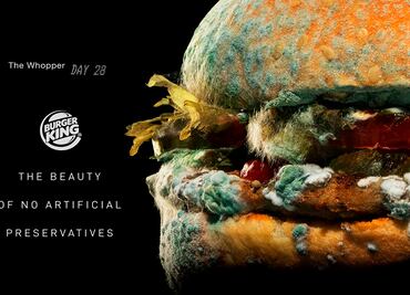 Hamburguesa con moho, anuncio de Burger King contra uso de conservadores