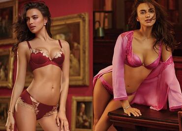 Irina Shayk deslumbra en lencería