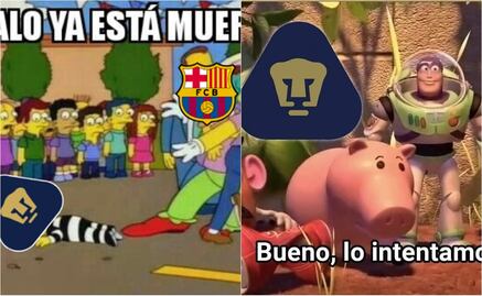 Los memes de la derrota de Pumas ante el Barcelona 