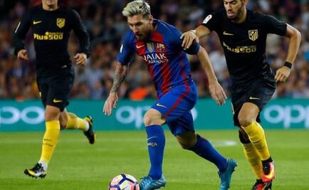 Barça y Atleti igualan duelo a un gol; Messi se lesiona