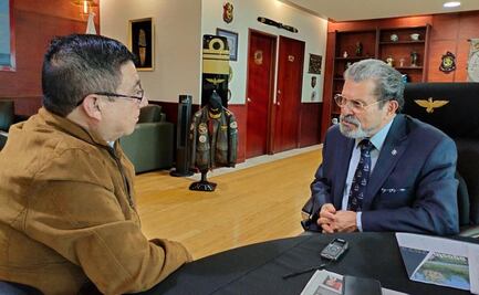 El AICM es y seguirá siendo una terminal aérea civil, no una base militar: vicealmirante Carlos Ignacio Velázquez