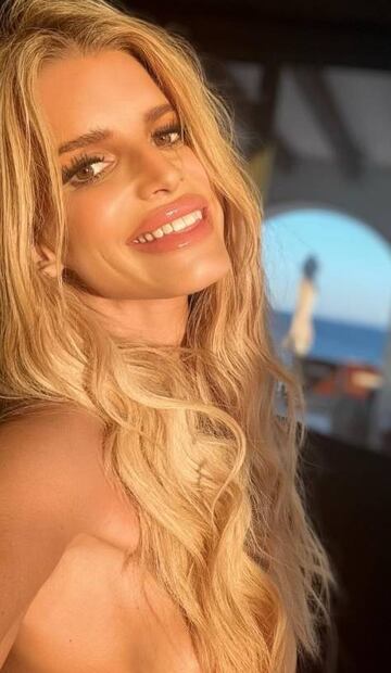 Jessica Simpson desata preocupación de sus fans al publicar en su cuenta de Instagram esta foto de su rostro.