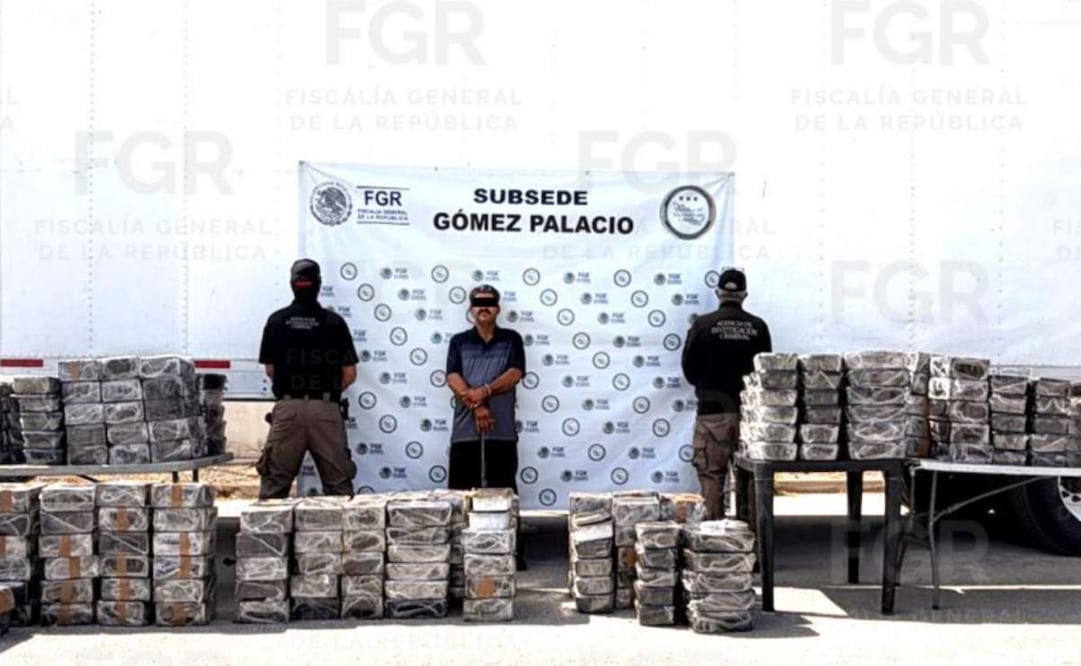 Aseguran 916 kilos de metanfetamina en Durango (31/05/2026). Foto: Especial