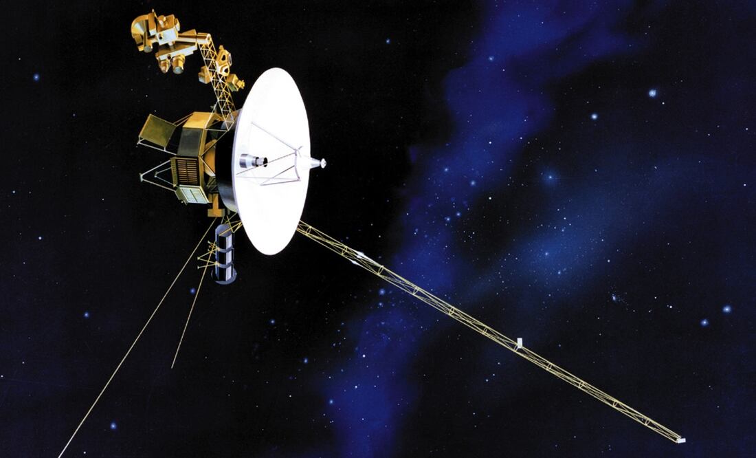 Ilustración de una nave Voyager. Imagen: NASA, archivo