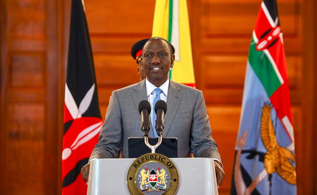 Esta es la peor crisis del presidente William Ruto desde que llegó al poder en Kenia, en septiembre de 2022. Foto: EFE