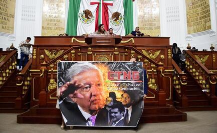 ¡Dale con la silla! Suspenden sesión en el Congreso de la CDMX por insultos entre panistas y morenistas
