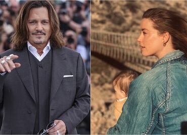 Mientras Johnny Depp triunfa en Cannes, Amber Heard pasea con su bebé por las calles de Madrid