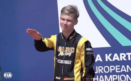 Piloto ruso hace saludo nazi; la FIA ya lo investiga