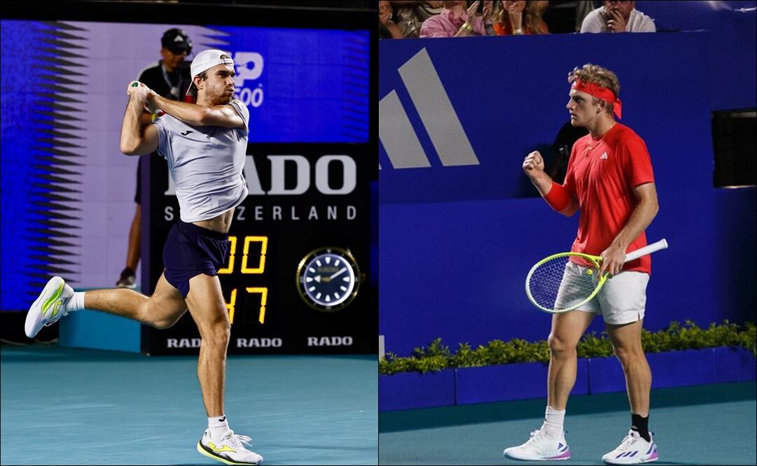 Confirmada la final Abierto Mexicano de Tenis 2025 entre Tomas Machac y Davidovich Fokina que lucharán por el Guaje de Plata que lucharán por el Guaje de Plata / FOTOS: Cortesía Mextenis y Esteban Torreblanca - EL UNIVERSAL