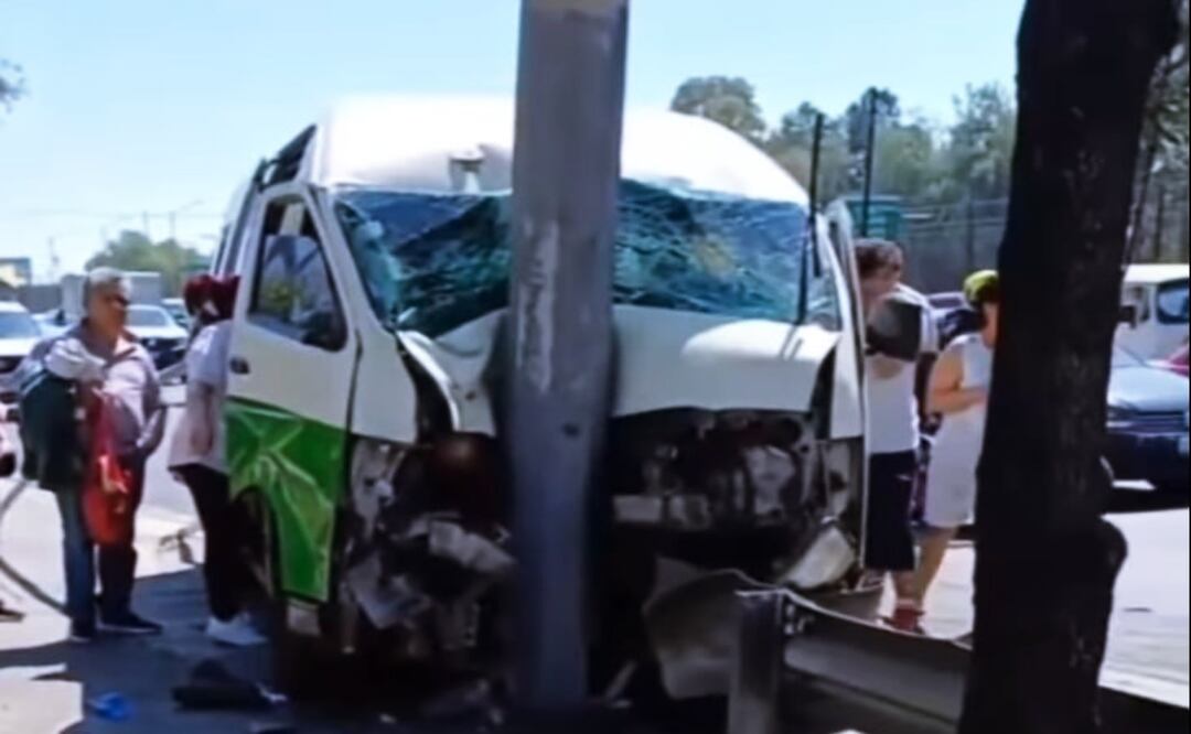 Choque en Avenida Oceanía deja 11 lesionados; conductor de transporte público huyó. Foto: Captura de pantalla