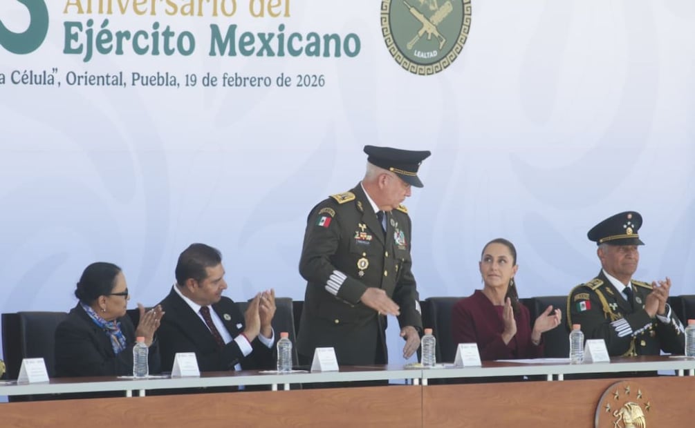 Día del Ejército Mexicano. 19 de febrero de 2026. Puebla. Foto: Carlos Mejía | El Universal