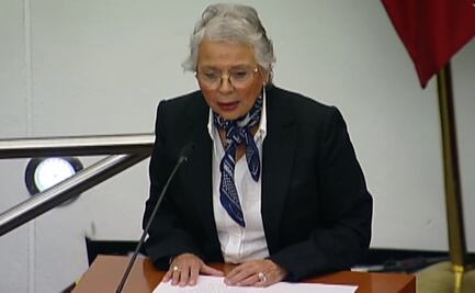 "Libertad de expresión es camino de ida y vuelta": Sánchez Cordero comparece ante el Senado por Informe de AMLO