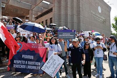 Este domingo, trabajadores del Poder Judicial marchan en todo el país por los fideicomisos
