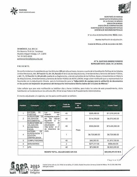 En un contrato, el Benito Juárez admite que los nueve puntos de inspección distribuidos en ambas terminales no cuentan con tecnología para validar la documentación de los pasajeros, lo que retrasa el proceso de abordaje.