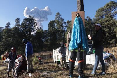 Volcán Popocatépetl registra explosión de dos kilómetros