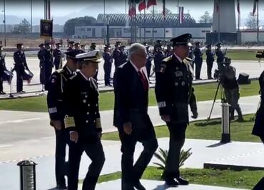 AMLO encabeza ceremonia por el Día de la Fuerza Aérea Mexicana en Santa Lucía
