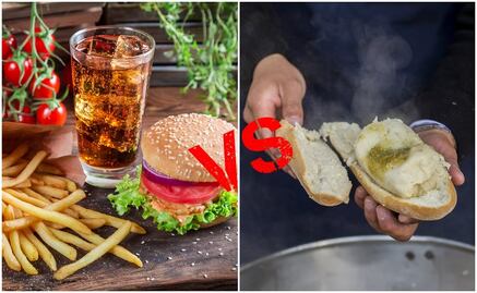 Guajolota vs combo hamburguesa ¿Qué tiene más calorías?