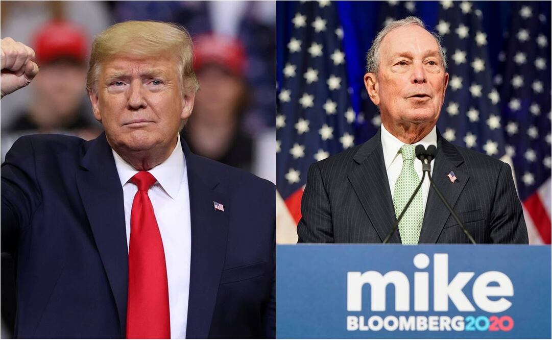 Donald Trump y Michael Bloomberg (Foto: Reuters)