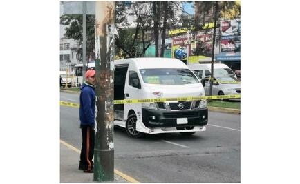 Matan a chofer de transporte público a tiros en Naucalpan