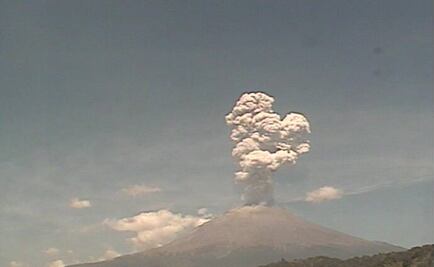 "Popo" emite 18 explosiones de mediana intensidad