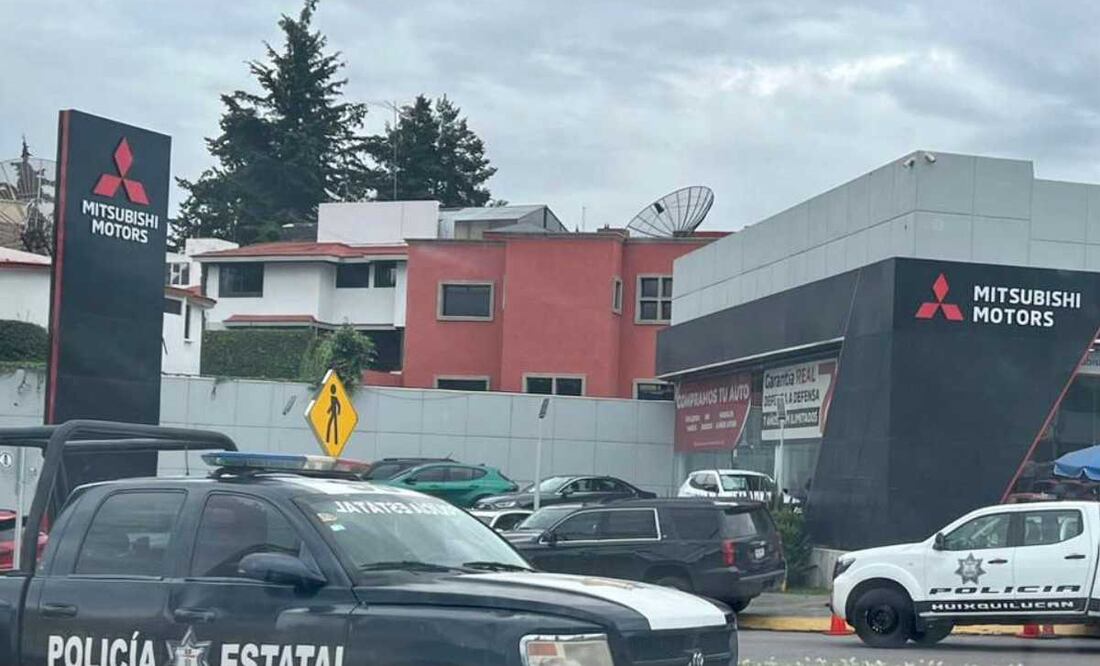 Asaltan joyería en Centro Comercial Interlomas. Foto: Especial