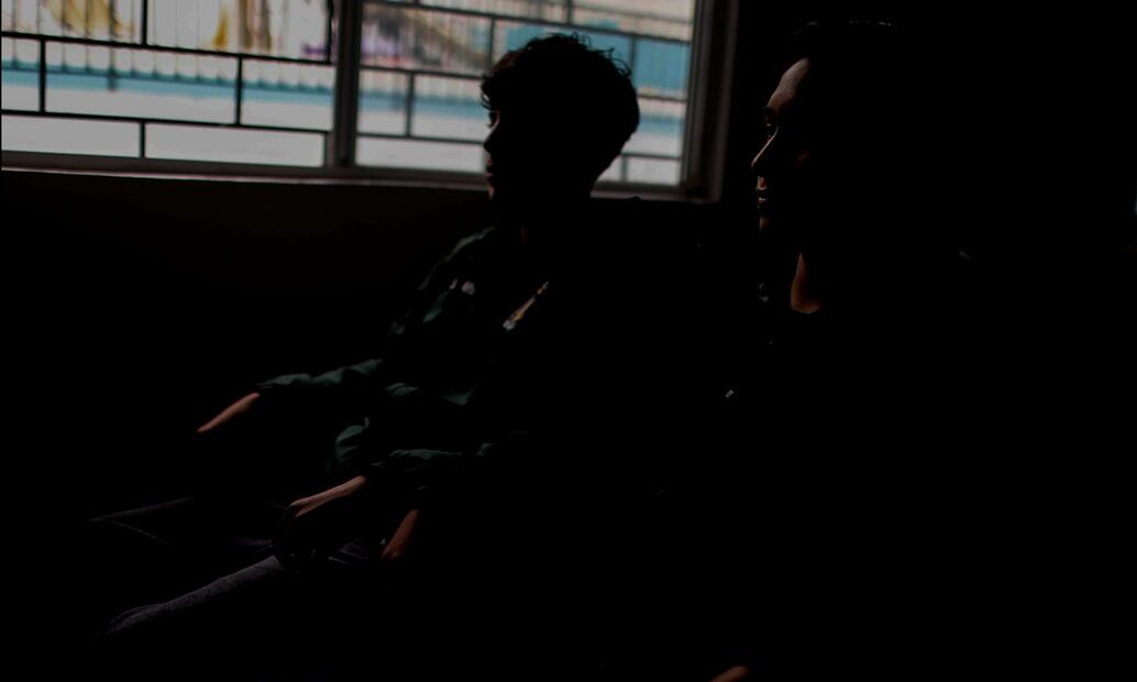 Testimonios de niños que han tenido que escapar con sus familias de sus estados debido a las amenazas del crimen organizado. Foto: Diego Simón Sánchez/EL UNIVERSAL