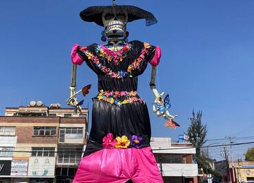 La catrina más grande del mundo seguirá en Iztapalapa