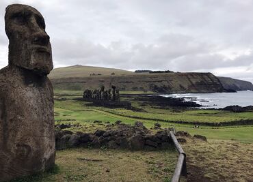 Localidad chilena devolverá su moái a la Isla de Pascua
