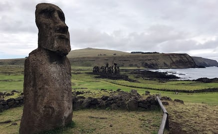 Localidad chilena devolverá su moái a la Isla de Pascua