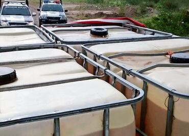 Agreden a policías que trasladaban camioneta con combustible robado en Hidalgo