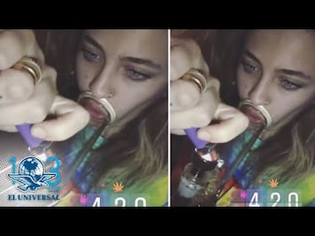 Paris Jackson comparte video ¿drogándose?