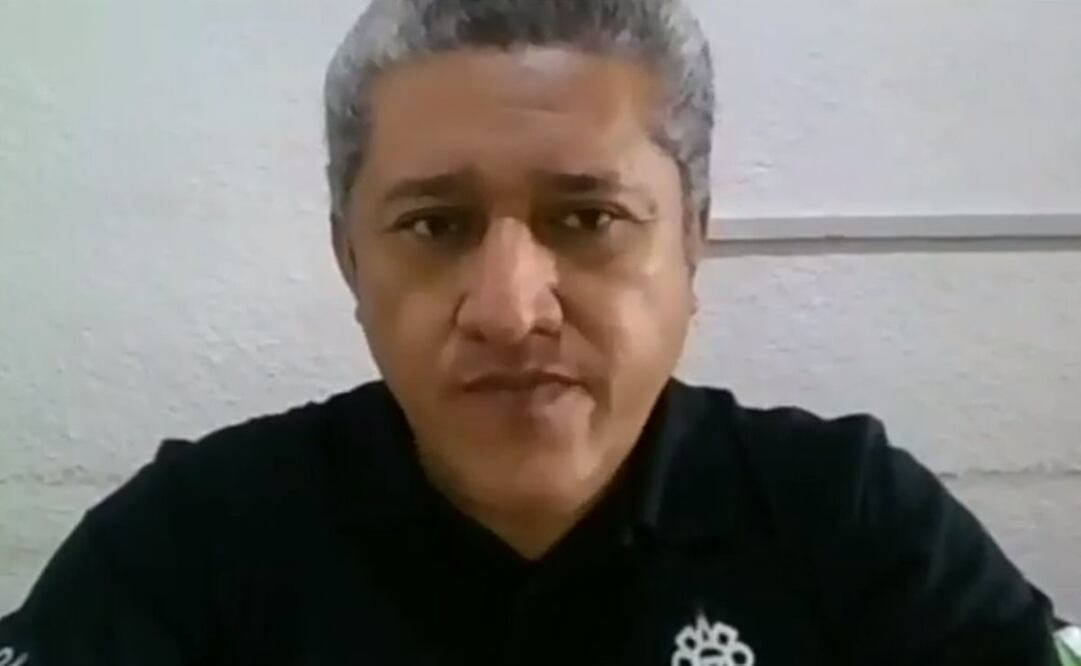 Carlos Arturo Hernández Carrillo, secretario general del Sindicato Nacional Democrático de Trabajadores de la Secretaría de Cultura sector INAH. Foto: Captura de panatalla 