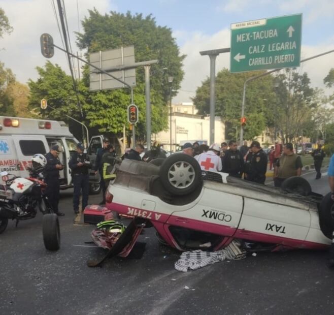 Sábado de caos: Reportan dos volcaduras en diversos puntos de la alcaldía Miguel Hidalgo
