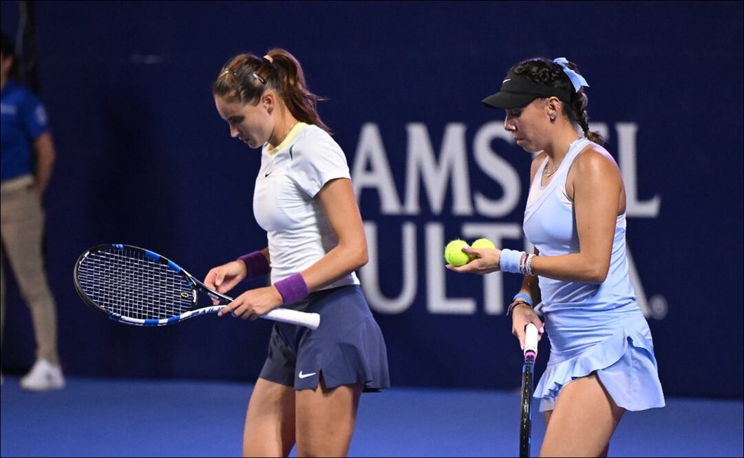 Giuliana Olmos y Alexandra Panova en el Abierto de Monterrey - Foto: Cortesía