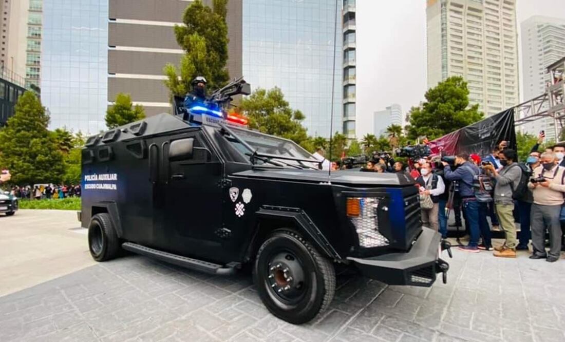 En la alcaldía Cuajimalpa cuentan con equipos especiales para abatir la inseguridad. Foto. Especial