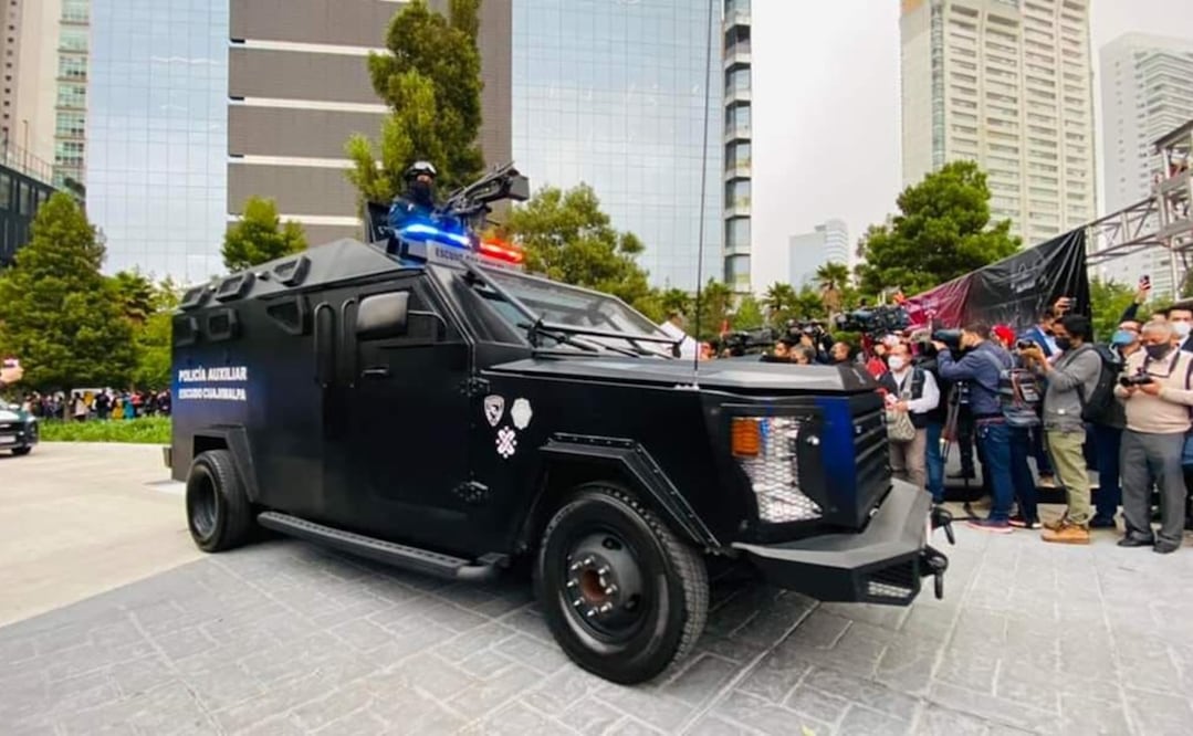 En la alcaldía Cuajimalpa cuentan con equipos especiales para abatir la inseguridad. Foto. Especial