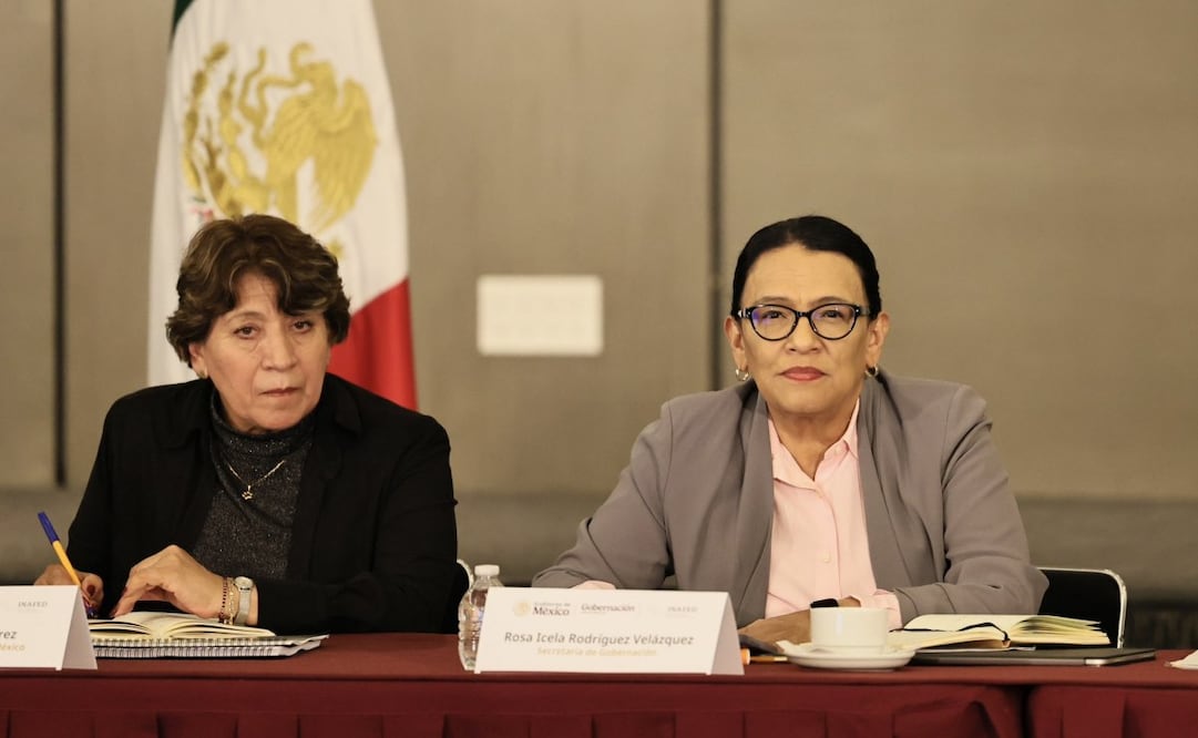 Rosa Icela se reúne con Delfina Gómez (29/06/2026). Foto: X @rosaicela_