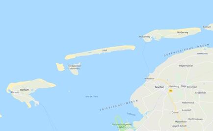 Así es Juist, la isla de las “maravillas” donde fue detenida Gilda Austin