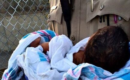 Rescatan a bebé abandonado en frontera México-EU