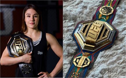 UFC: Alexa Graso estrenará cinturón hecho en Oaxaca para su pelea contra Valentina Schevchenko