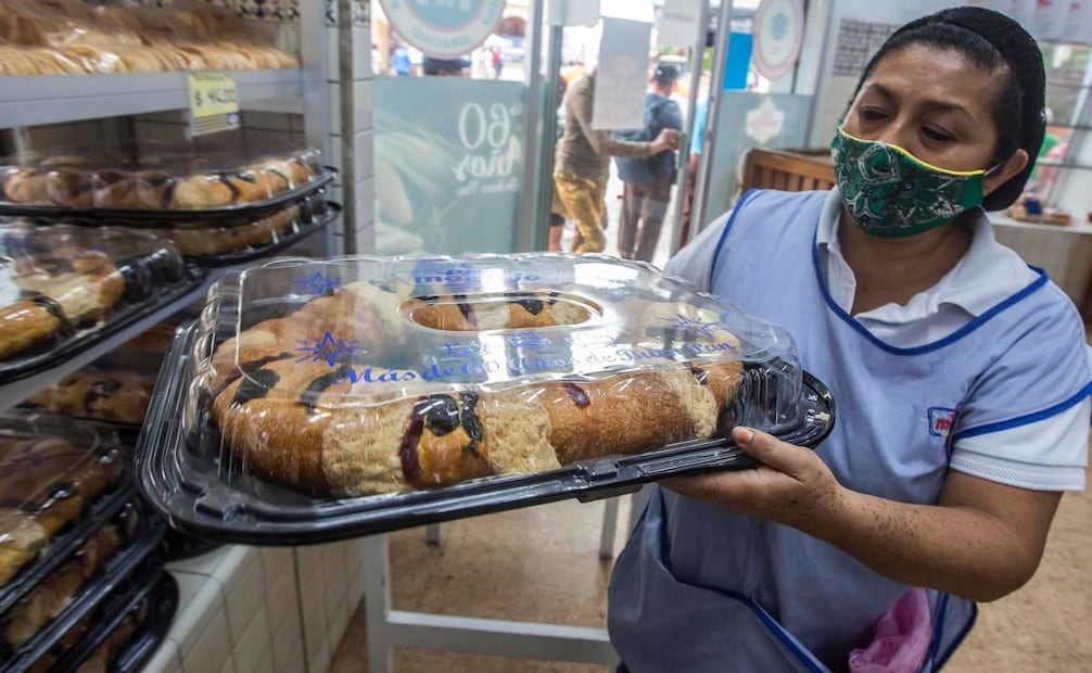Rosca de Reyes incrementa 20% su precio en Yucatán ()05/01/2026. Foto: Especial