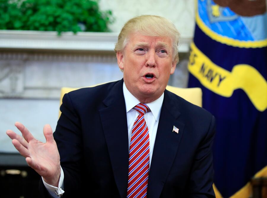 El presidente de EU, Donald Trump. Foto: AP