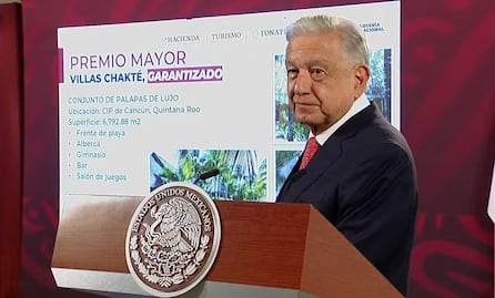 AMLO invita a la rifa de la casa de descanso para presidentes en Cancún este 15 de septiembre