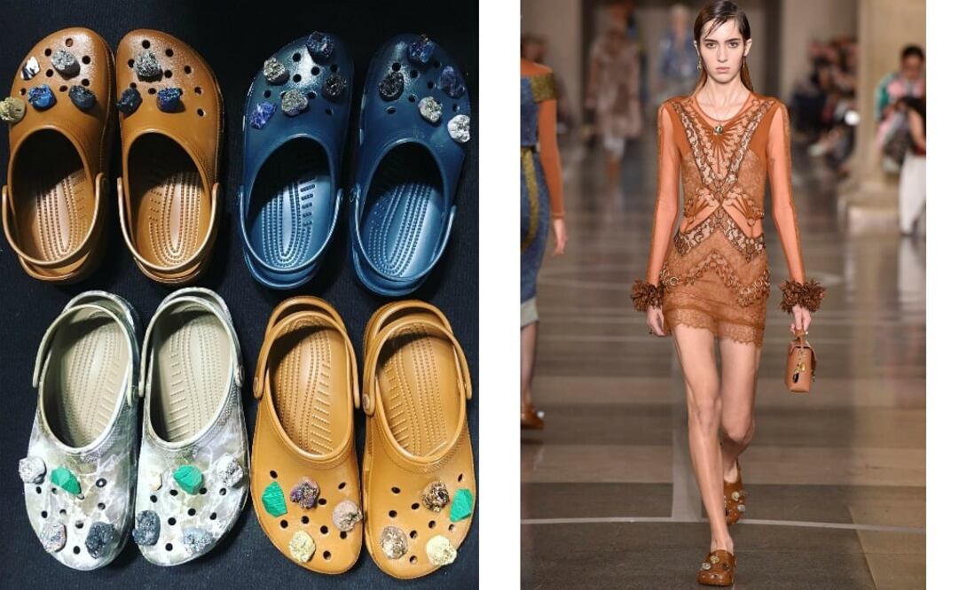 Crocs con joyería: la nueva moda según Christopher Kane