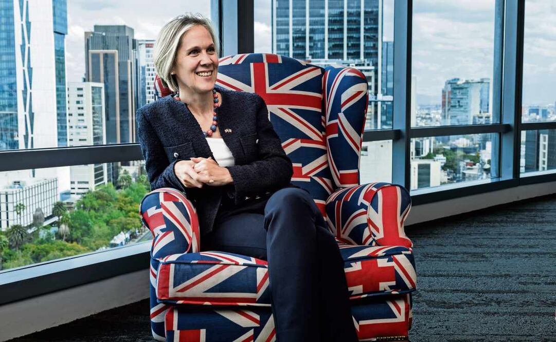 Entrevista con Sussanah Goshko, embajadora del Reino Unido en México. Foto: Yaretzy M. Osnaya / EL UNIVERSAL