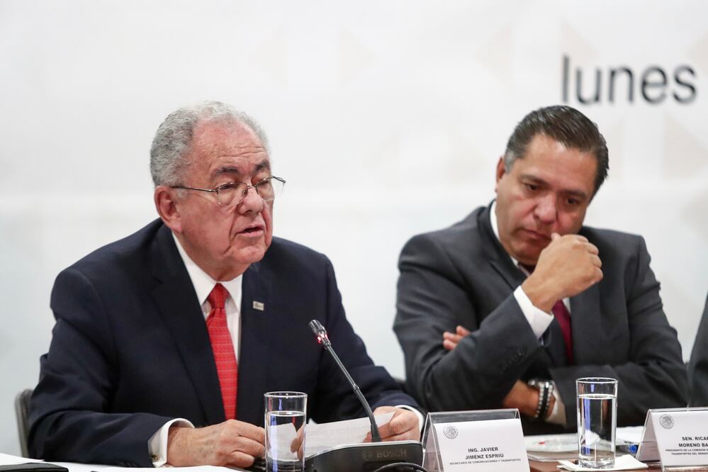 Comparecencia de Javier Jiménez Espriú, secretario de Comunicaciones y Transportes, en el Senado / Diego Simón Sánchez. EL UNIVERSAL