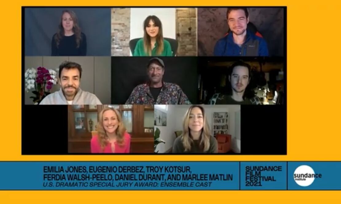 Eugenio Derbez y Natalia Almada le dan toque mexicano al ganar en Sundance