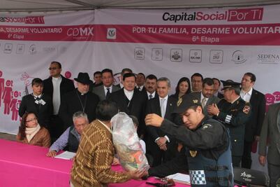 Inicia sexta etapa de Desarme Voluntario en la Catedral